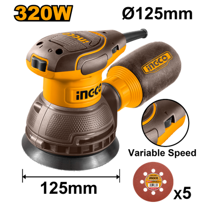 Sander Rotary 320w 125mm